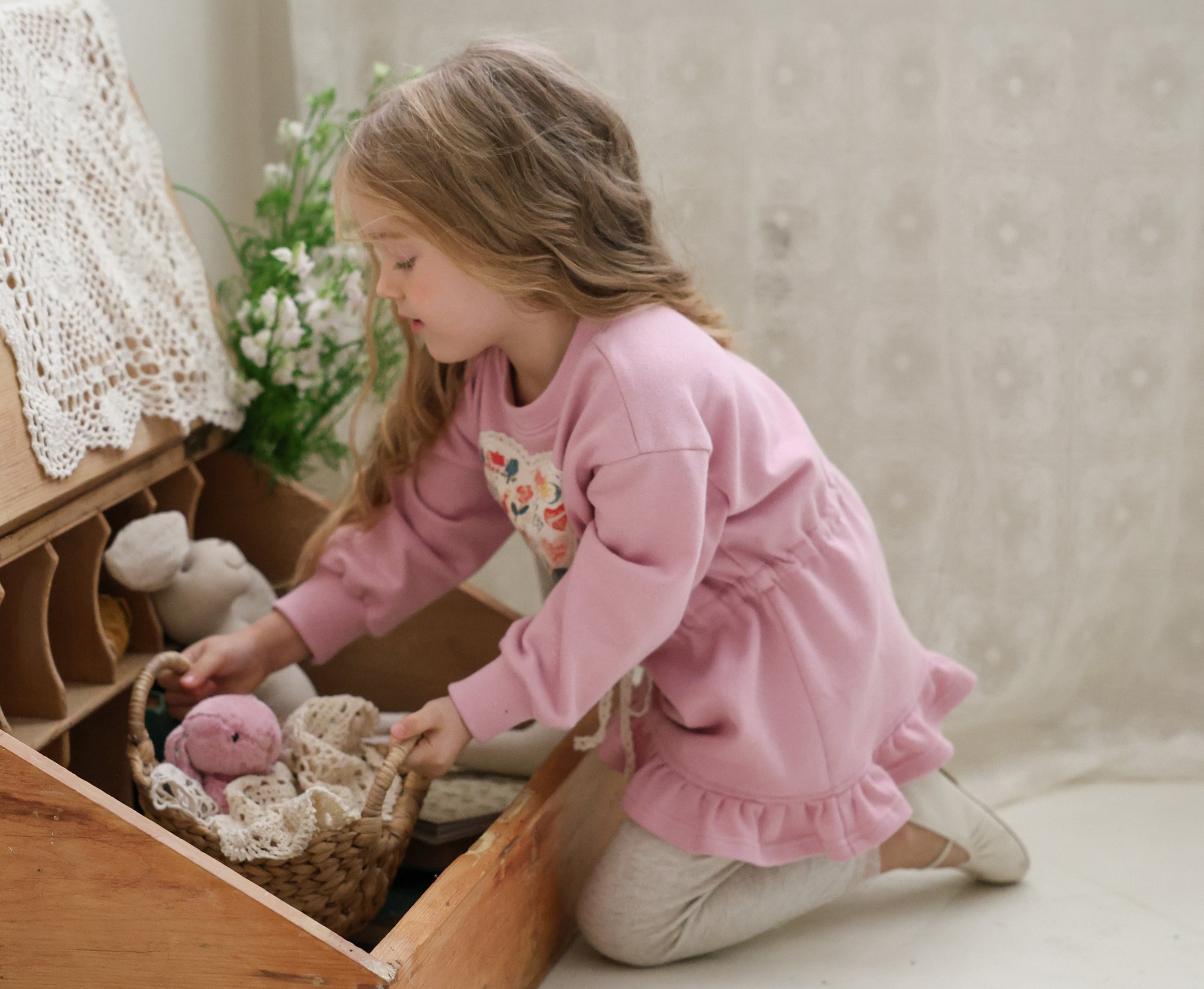 Rose Mini Dress Pink