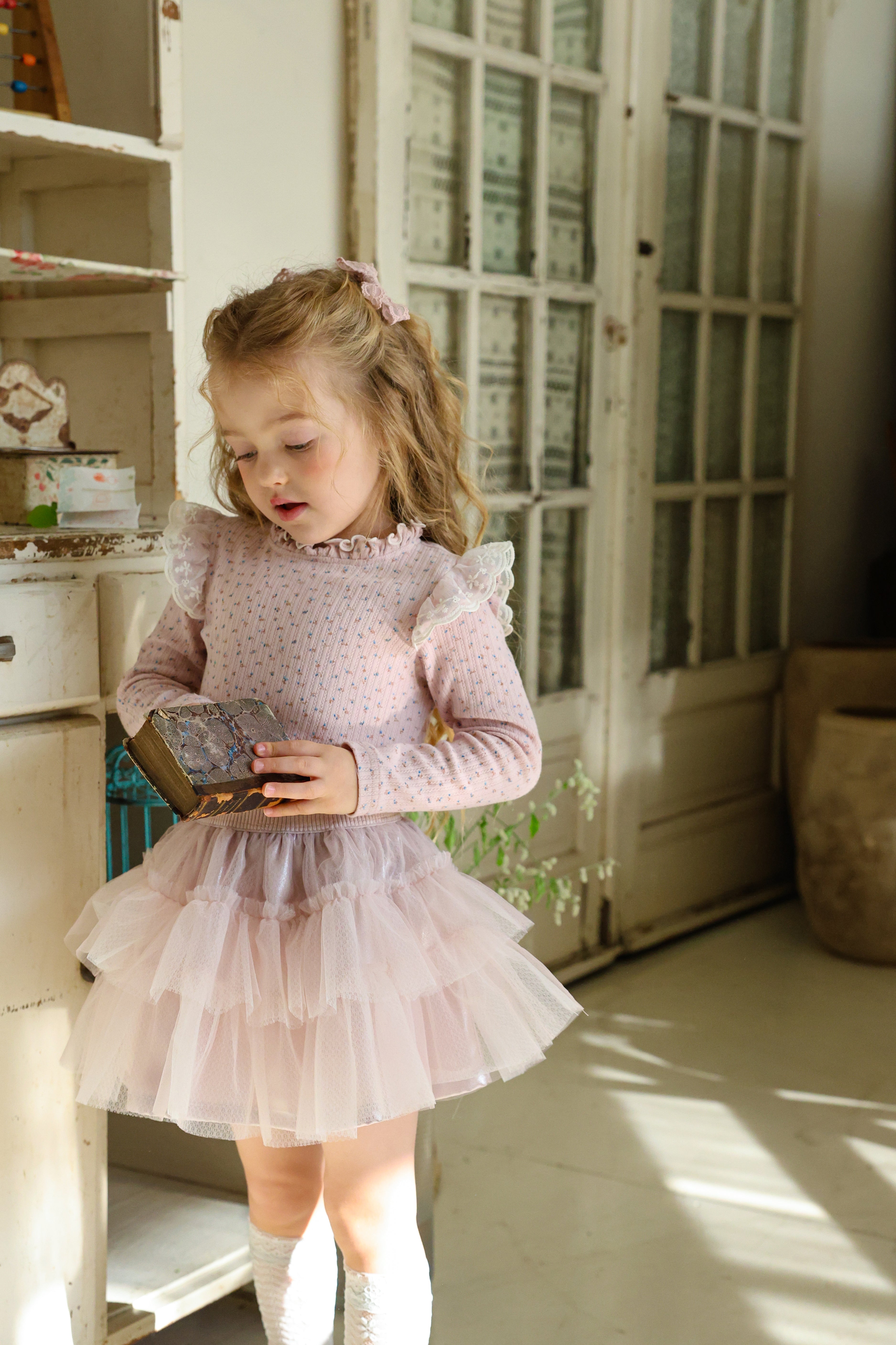 Cecil Mesh Skirt Pink