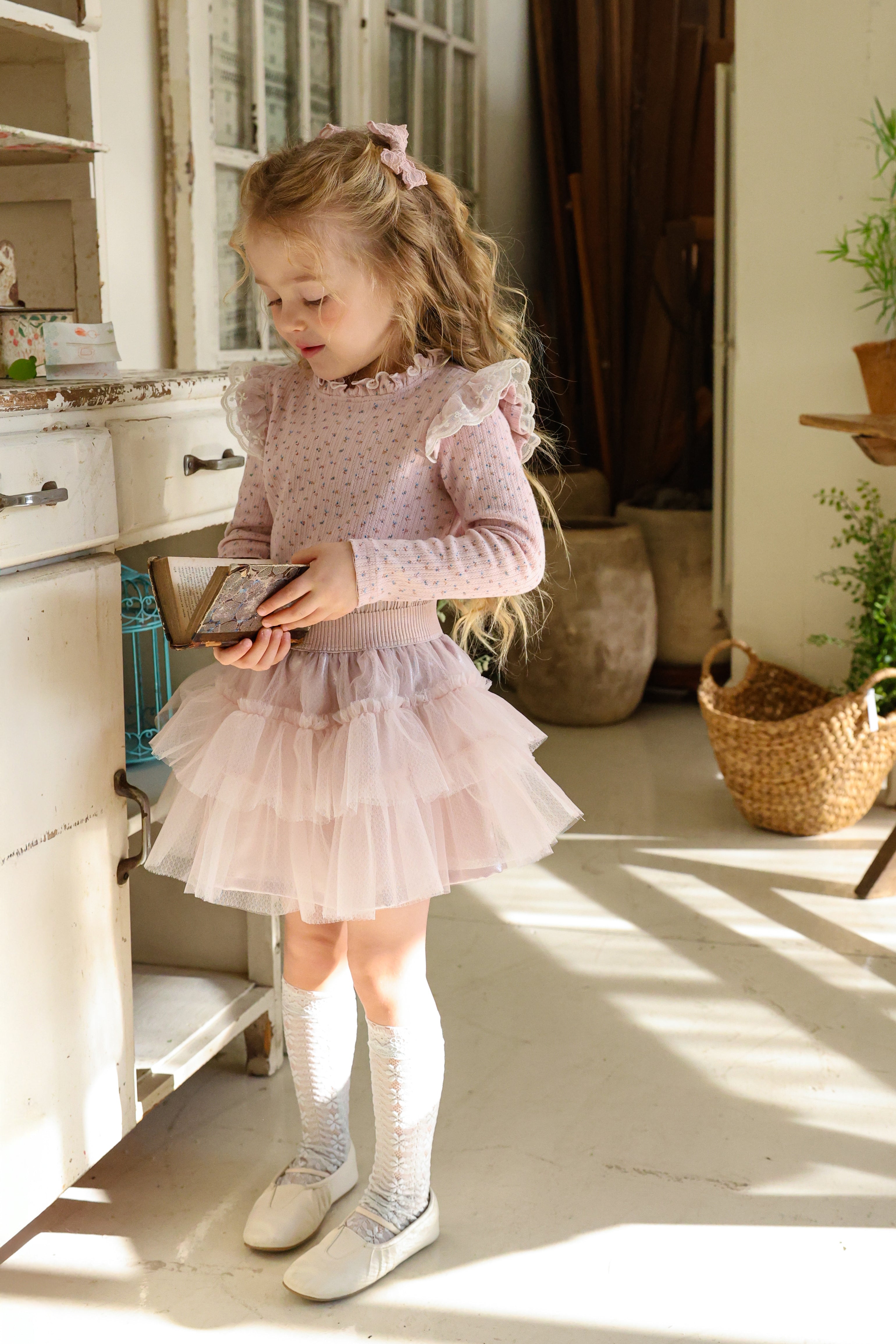 Cecil Mesh Skirt Pink