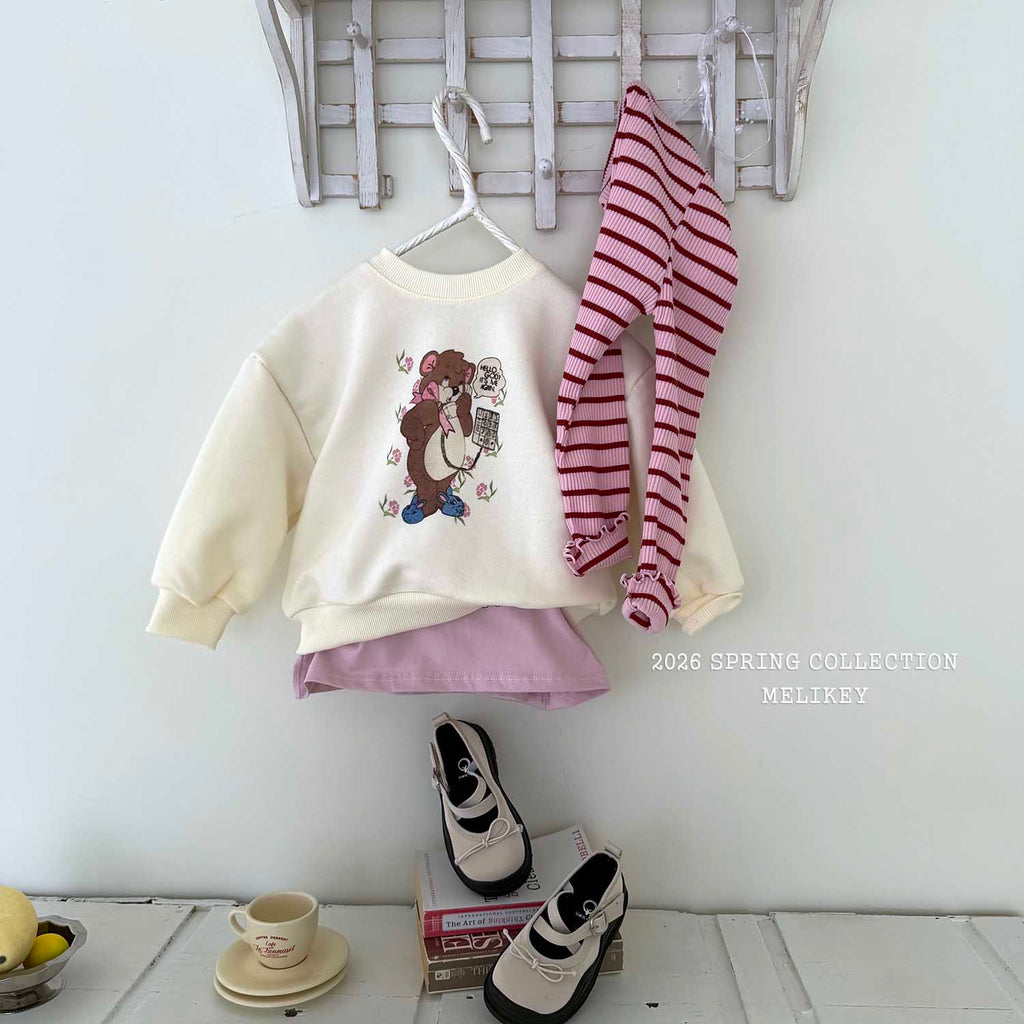 Call Me Bear Sweatshirt Ivory