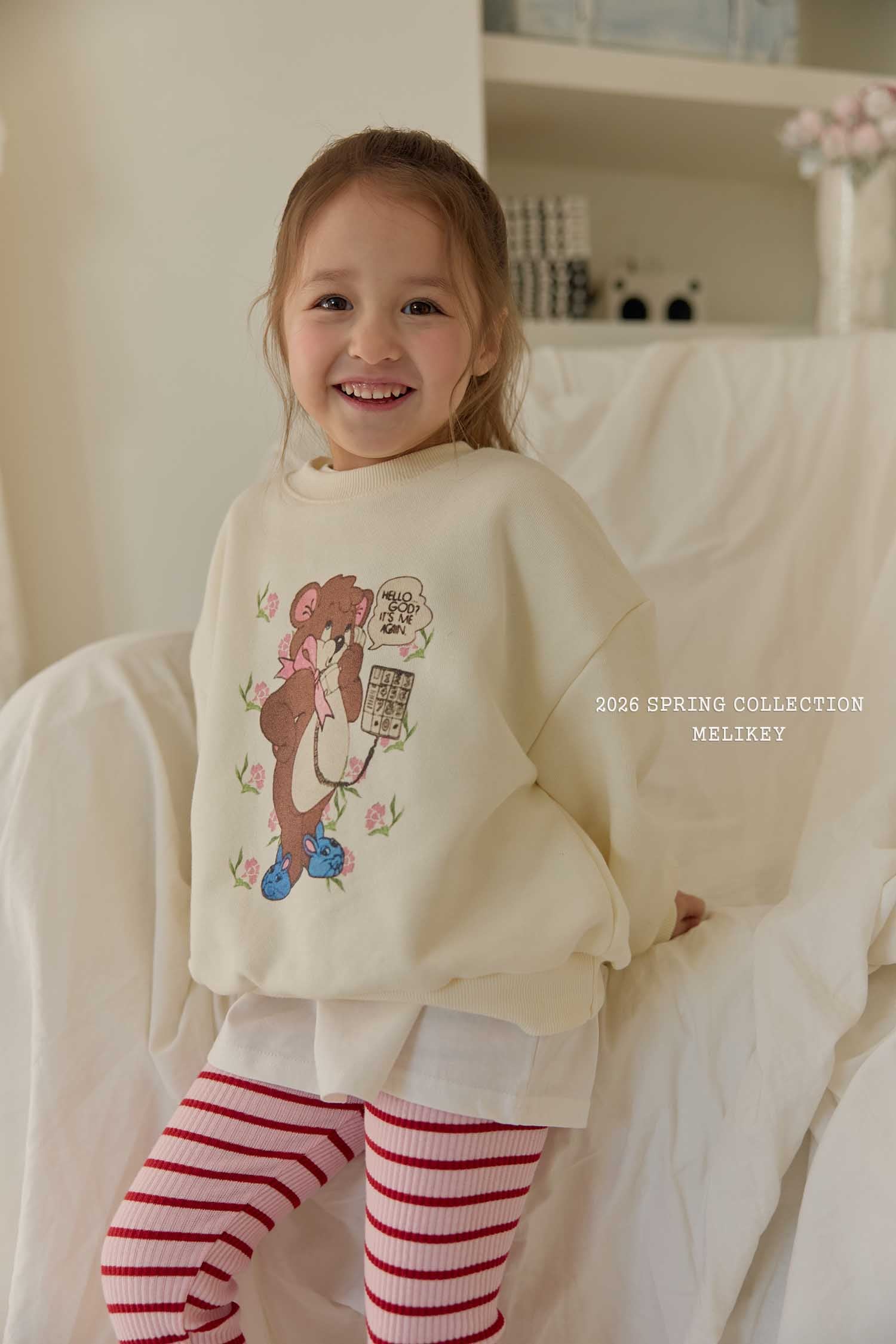 Call Me Bear Sweatshirt Ivory