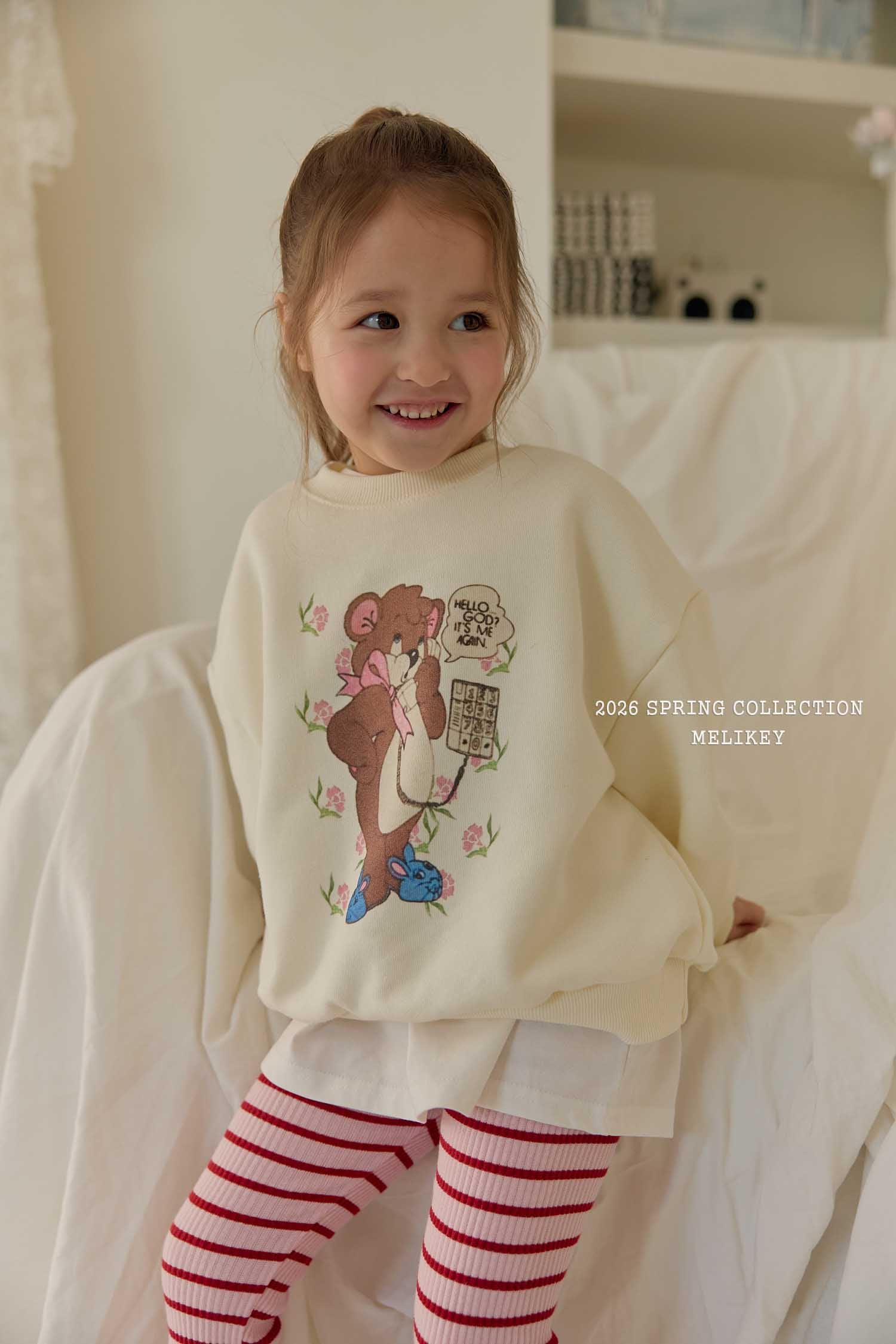 Call Me Bear Sweatshirt Ivory