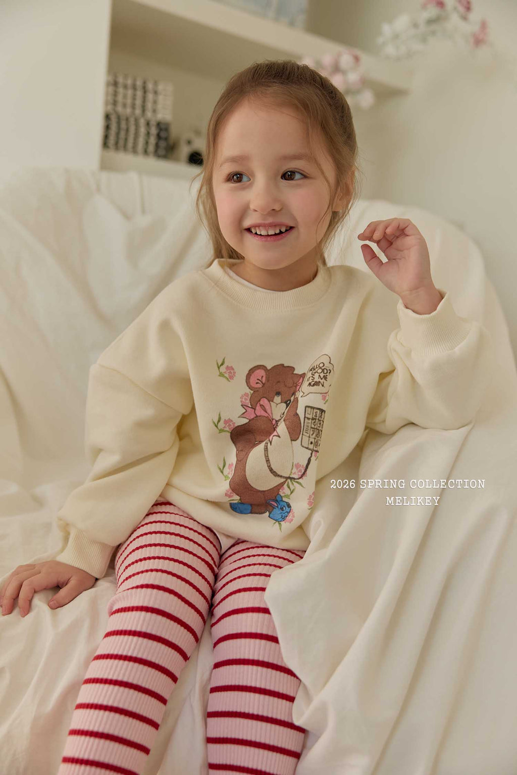 Call Me Bear Sweatshirt Ivory