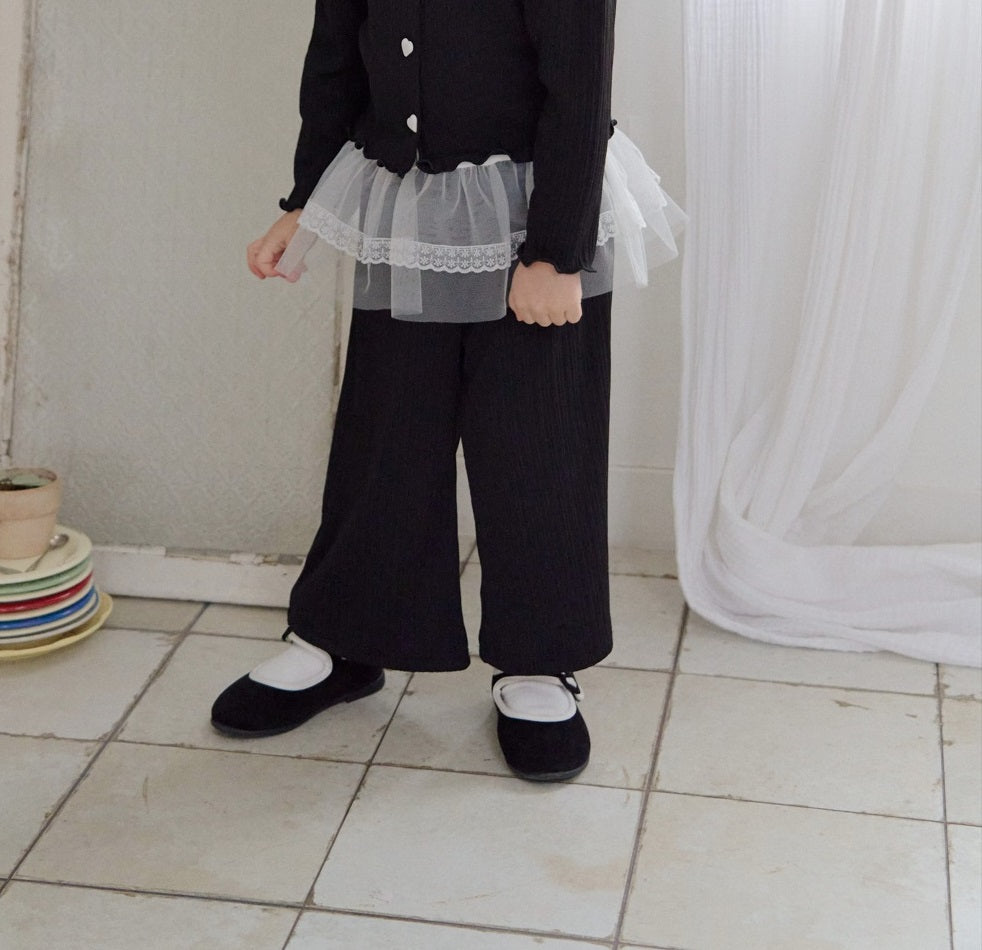 Everyday Bootcut Pants Black